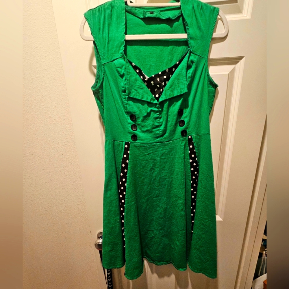 Green dress